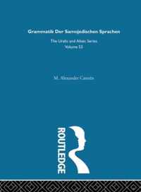 Grammatik der Samojedischen Sprachen