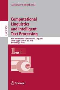 Computational Linguistics and Intelligent Text Processing