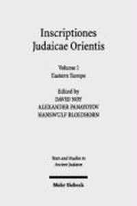 Inscriptiones Judaicae Orientis: Volume I