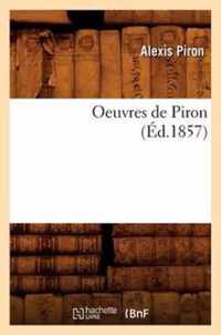 Oeuvres de Piron (Ed.1857)