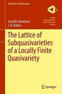 The Lattice of Subquasivarieties of a Locally Finite Quasivariety