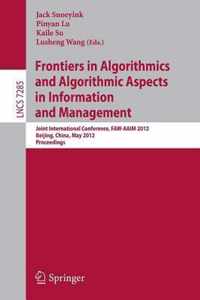 Frontiers in Algorithmics and Algorithmic Aspects in Information and Management