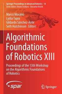 Algorithmic Foundations of Robotics XIII