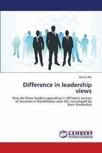 Difference in leadership views