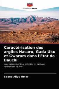 Caracterisation des argiles Nasaru, Gada Uku et Gwaram dans l'Etat de Bauchi