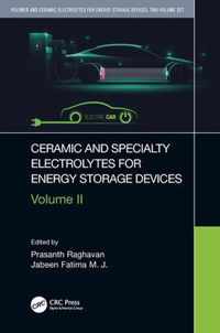 Ceramic and Specialty Electrolytes for Energy Storage Devices