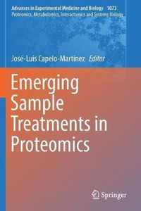 Emerging Sample Treatments in Proteomics