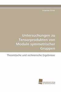 Untersuchungen Zu Tensorprodukten Von Moduln Symmetrischer Gruppen