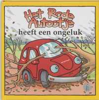 Het rode autootje heeft een ongeluk