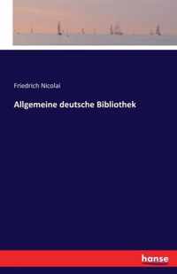 Allgemeine deutsche Bibliothek