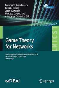 Game Theory for Networks