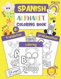 Spanish Alphabet Coloring Book