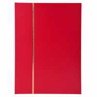 exacompta postzegelalbum 225x305mm rood 48 bladzijden