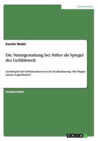 Die Naturgestaltung bei Stifter als Spiegel der Gefühlswelt: Am Beispiel der Selbstmordszene in der Studienfassung Die Mappe meines Urgroßvaters