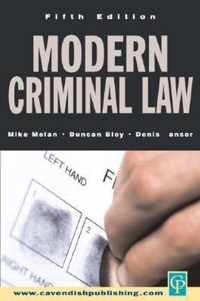 Modern Criminal Law