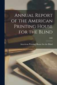 Annual Report of the American Printing House for the Blind; 1908