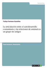 La articulacion entre el autodesarrollo comunitario y las relaciones de amistad en un grupo de amigos