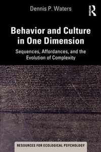 Behavior and Culture in One Dimension