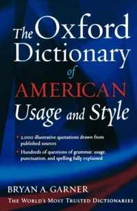 The Oxford Dictionary of Usage and Style