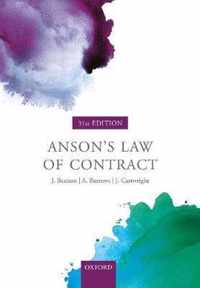 Anson's Law of Contract