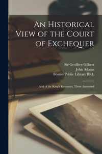 An Historical View of the Court of Exchequer