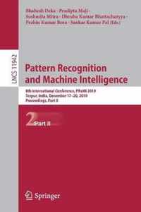 Pattern Recognition and Machine Intelligence