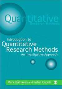 Introduction to Quantitative Research Methods