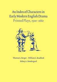 An Index of Characters in Early Modern English Drama