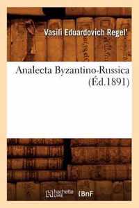 Analecta Byzantino-Russica (Ed.1891)