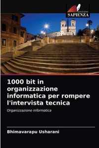 1000 bit in organizzazione informatica per rompere l'intervista tecnica