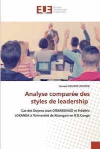 Analyse comparee des styles de leadership