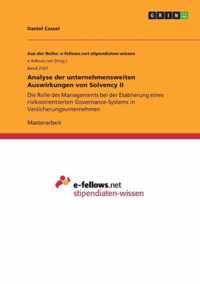 Analyse der unternehmensweiten Auswirkungen von Solvency II