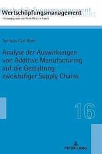 Analyse Der Auswirkungen Von Additive Manufacturing Auf Die Gestaltung Zweistufiger Supply Chains