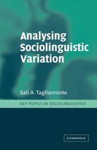 Analysing Sociolinguistic Variation