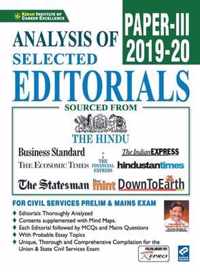 Analysis of Selected Editorials Paper-3 (2019- 2020)