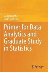 Primer for Data Analytics and Graduate Study in Statistics