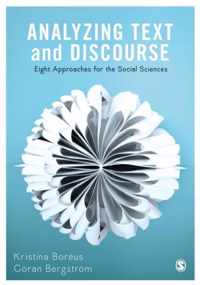 Analyzing Text and Discourse: Eight Approaches for the Social Sciences