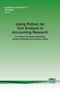 Using Python for Text Analysis in Accounting Research