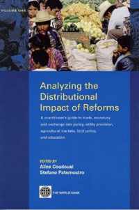 Analyzing the Distributional Impact of Reforms, Volume One