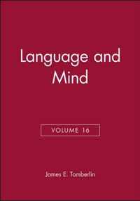 Language and Mind, Volume 16