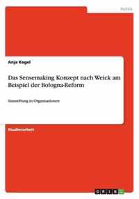 Das Sensemaking Konzept nach Weick am Beispiel der Bologna-Reform