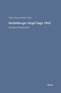 Heidelberger Hegel-Tage 1962