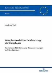 Die Arbeitsrechtliche Durchsetzung Der Compliance