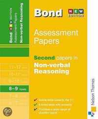 Bond Second Papers In Non-Verbal Reasoning 8-9 Years