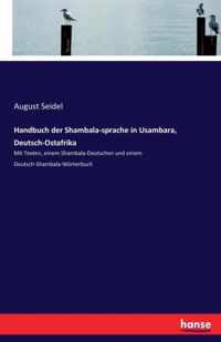 Handbuch der Shambala-sprache in Usambara, Deutsch-Ostafrika