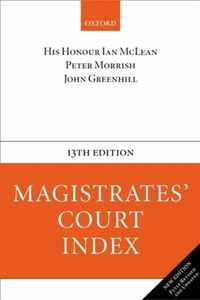 Magistrates'Court Index 13E C