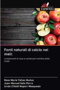 Fonti naturali di calcio nei meli