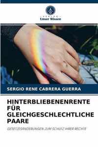 Hinterbliebenenrente Fur Gleichgeschlechtliche Paare