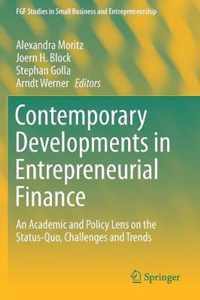 Contemporary Developments in Entrepreneurial Finance