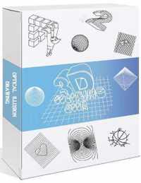 3D Coloring Book, Optical Illusion Drawing